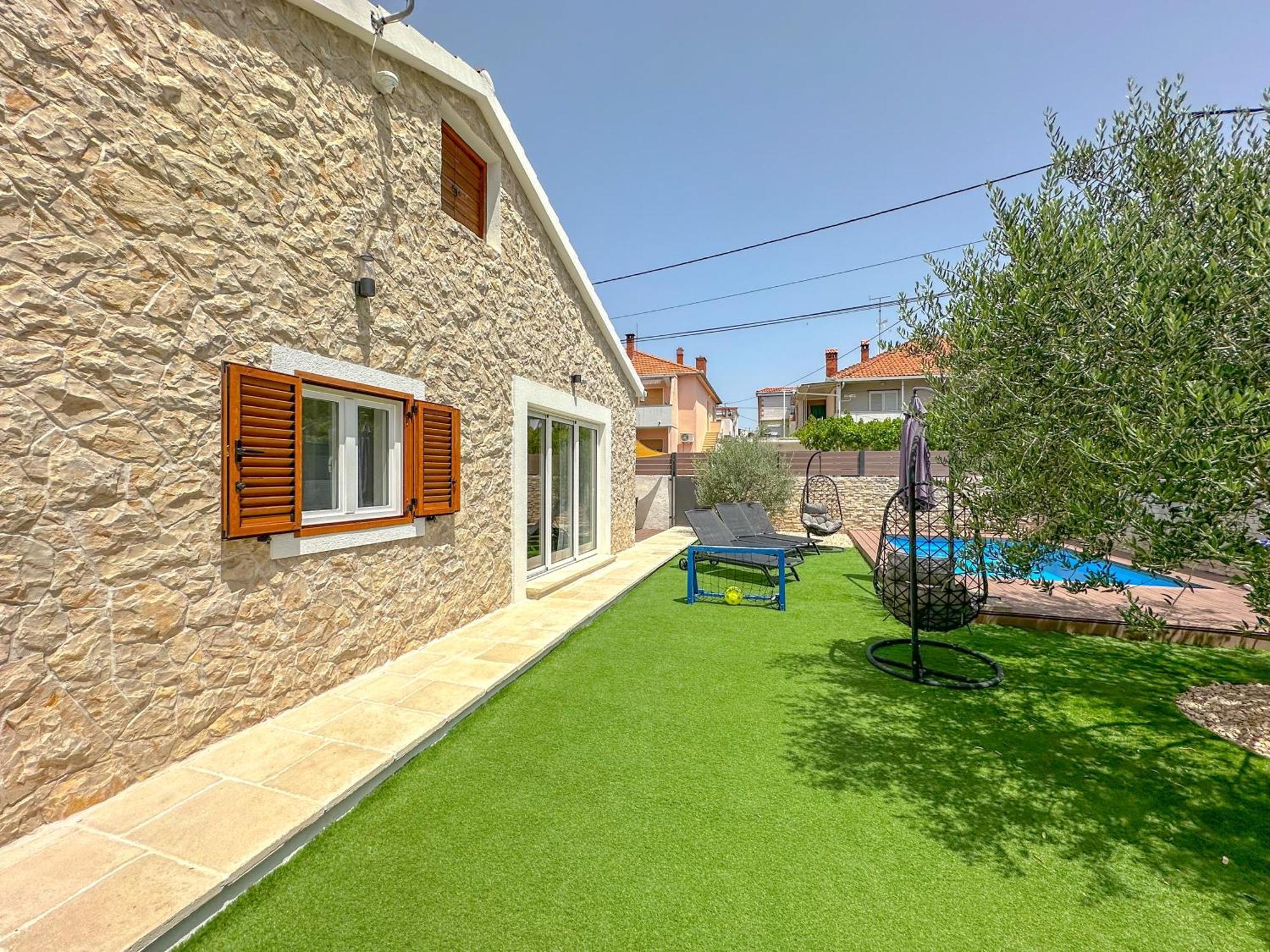 Mustra House Zadar - Private Pool & Sauna מראה חיצוני תמונה