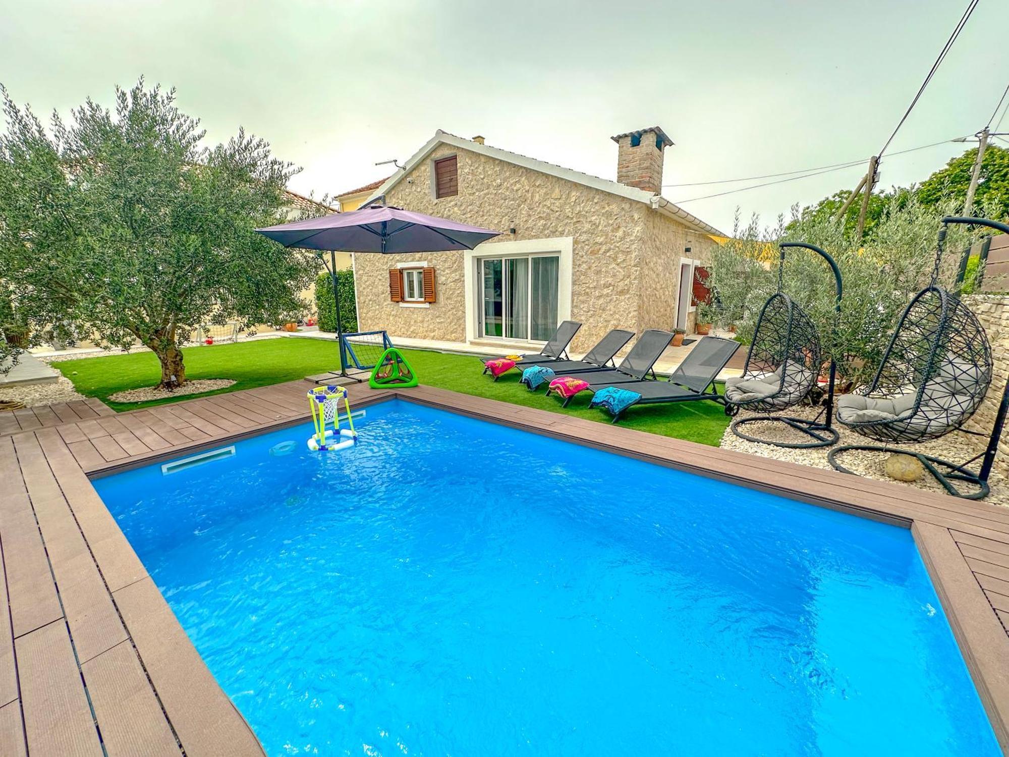 Mustra House Zadar - Private Pool & Sauna מראה חיצוני תמונה