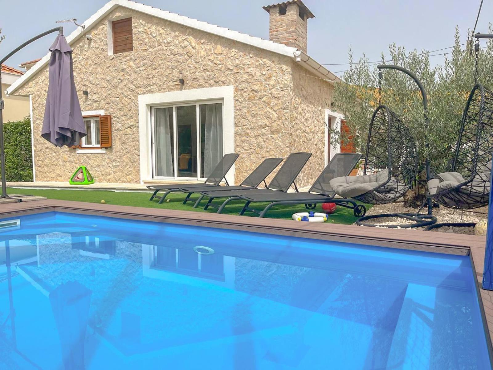 Mustra House Zadar - Private Pool & Sauna מראה חיצוני תמונה